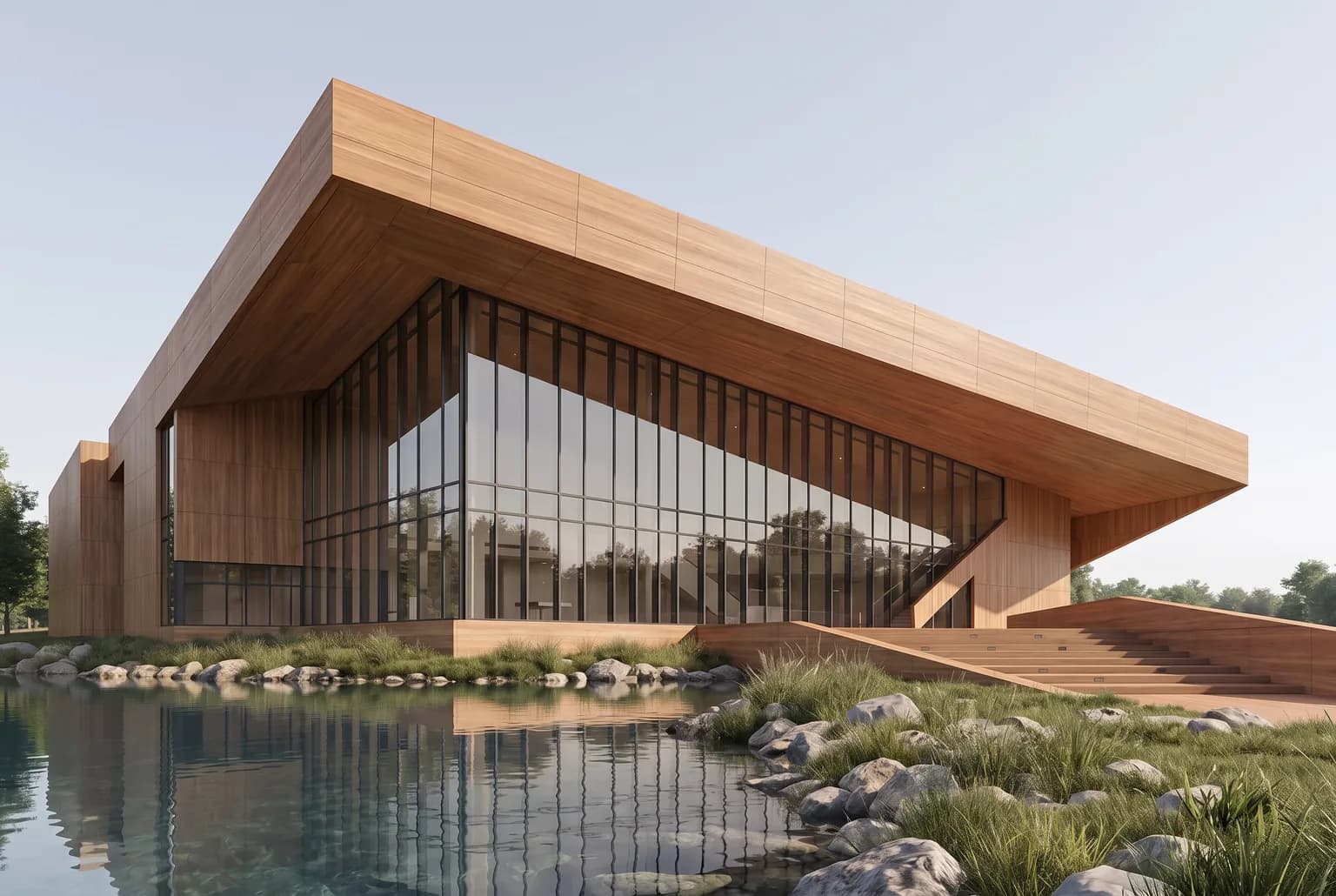 Timber architectural workflow result