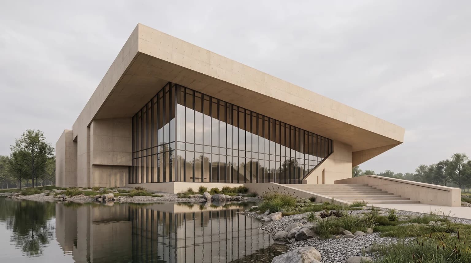 Overcast architectural workflow result