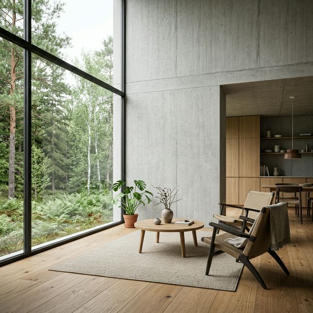 Minimalist interior render